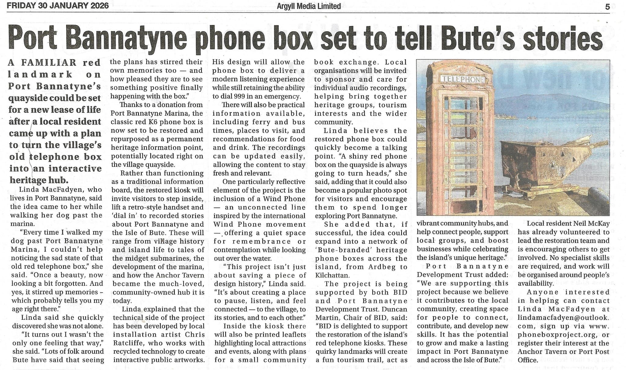 Phone box restoration progress 2